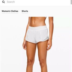 WHITE HOTTY HOT 2.5 SHORTS